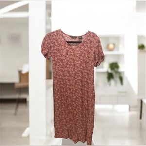 Vtg. Eddie Bauer Floral Dress Size 6 Petite